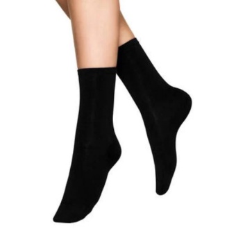 Ankelsocka, bomull 1-pack black